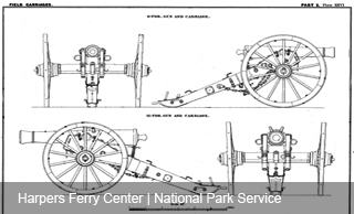 Mechanical Drawing of Civil War Cannon: Harpers Ferry Center