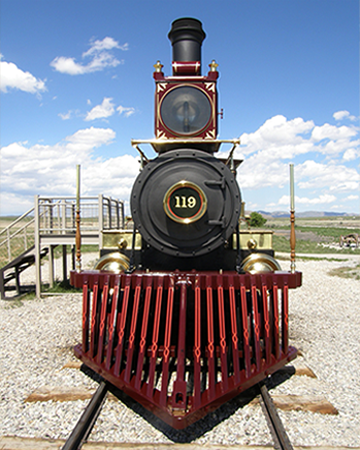 Photograph of the locomotive, Juniper