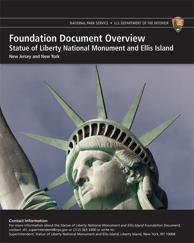 Foundation Document- Statue of Liberty and Ellis Island